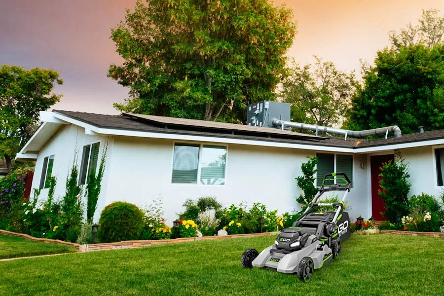 electric cordless push mower